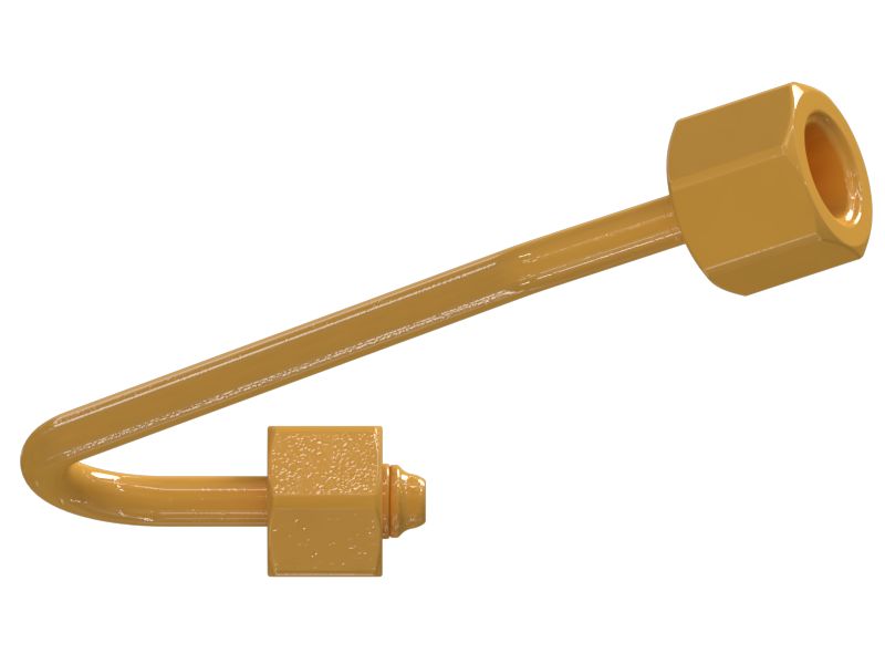 Топливный патрубок, внутренний диаметр 3 мм