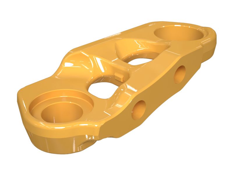 Звено смазываемой гусеницы общего назначения