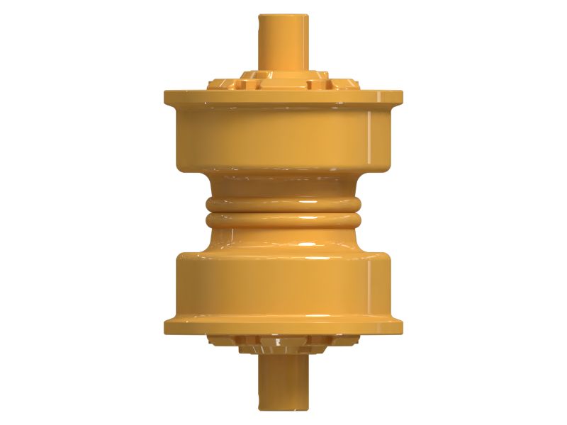 Одноребордный опорный каток