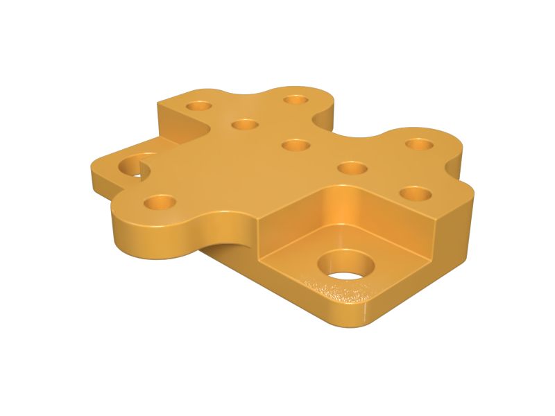 458-3275: Опорная плита (толщина 20 мм)