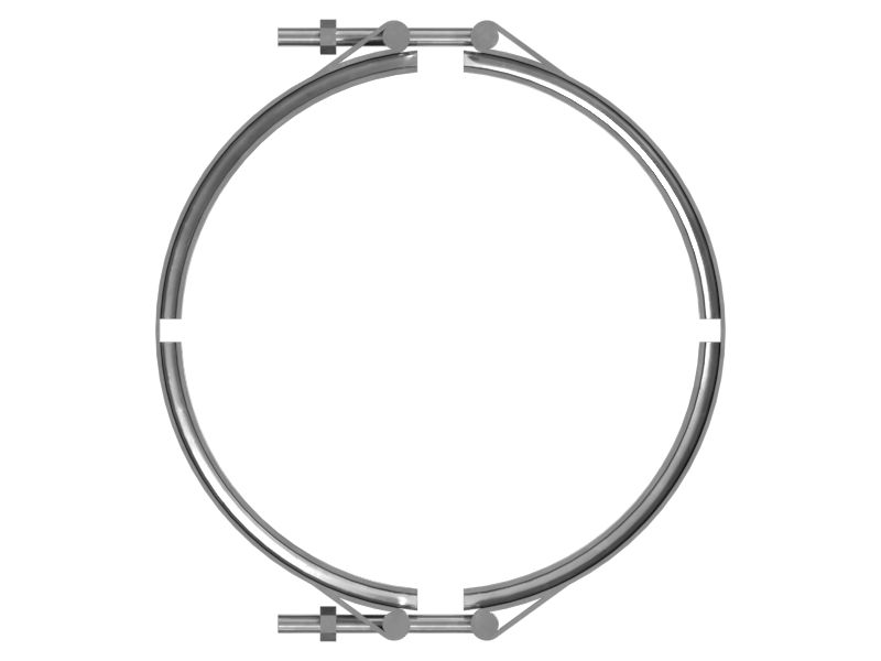438-6546: 245.30mm Minimum Outer Diameter Band V Clamp 4386546 купить