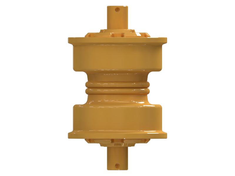 Одноребордный опорный каток