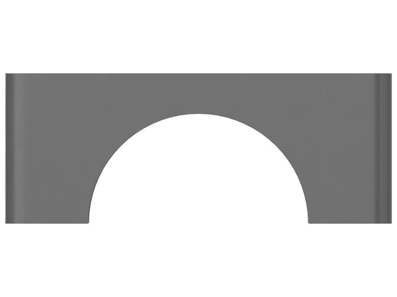 Корпус однотрубного половинного зажима диаметром 88,00 мм