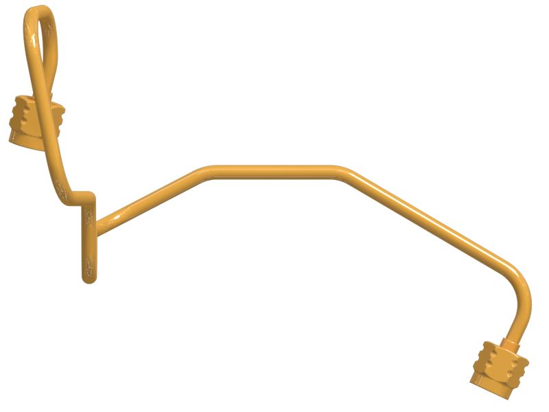 Трубопровод топливной форсунки внутреннего диаметра 1,6 мм