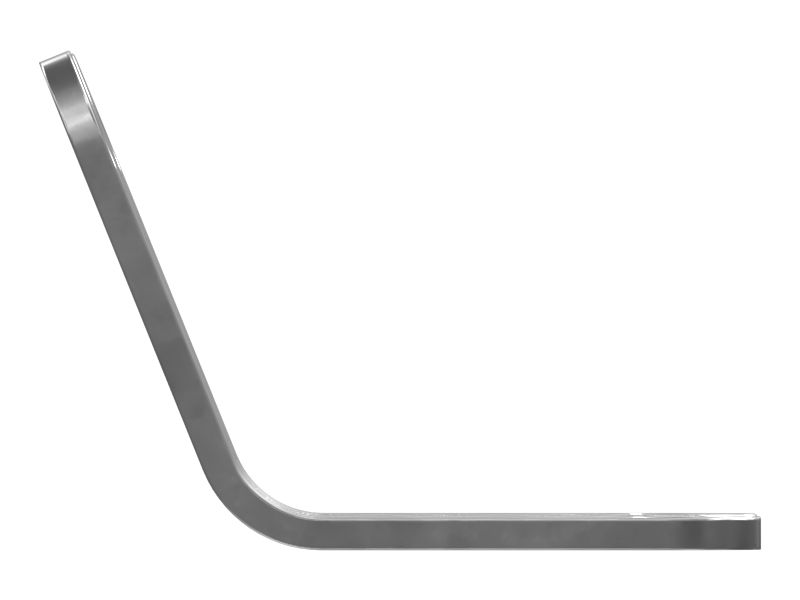 Опорная пластина капота толщиной 5 мм