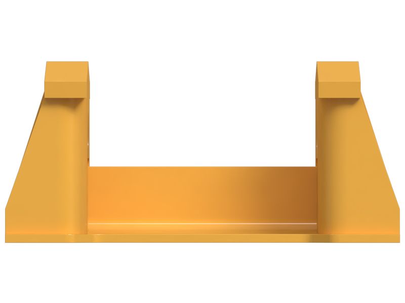 Центральное ограждение направляющей гусеничной ленты