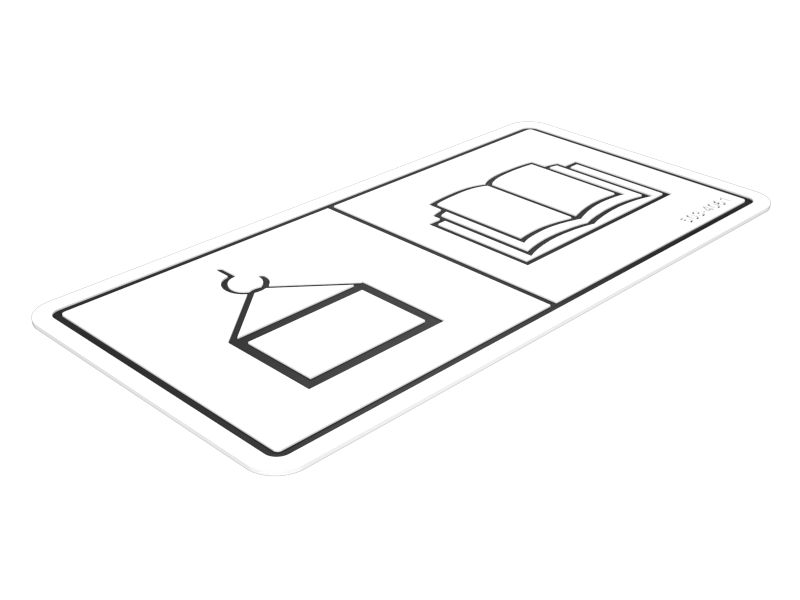 Наклейка с уведомлением о подъеме