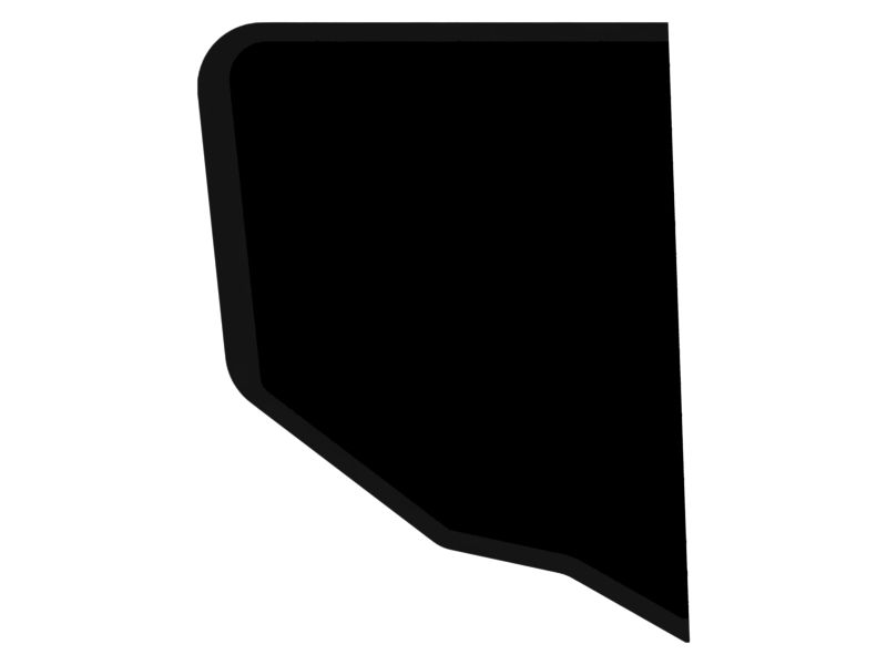 Безопасное стекло толщиной 6,8 мм для левого заднего окна