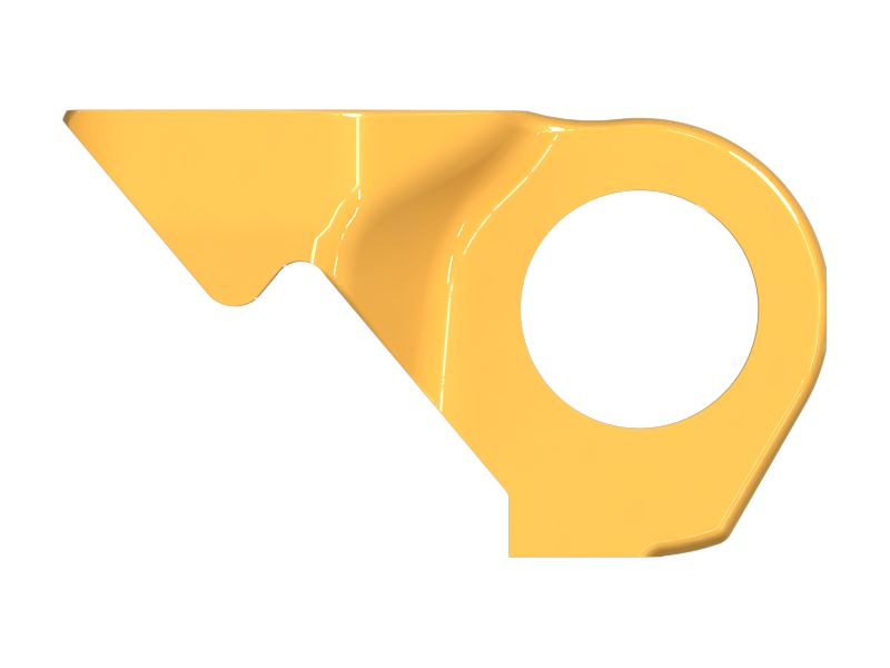 Замыкающее звено гусеничной ленты общего назначения со стороны втулки