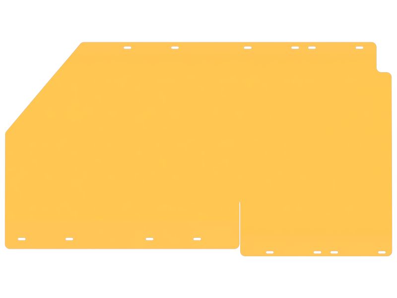 Резиновый брызговик крыла толщиной 6 мм