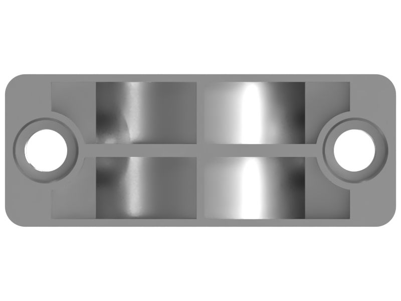 Корпус однотрубного половинного зажима диаметром 88,00 мм