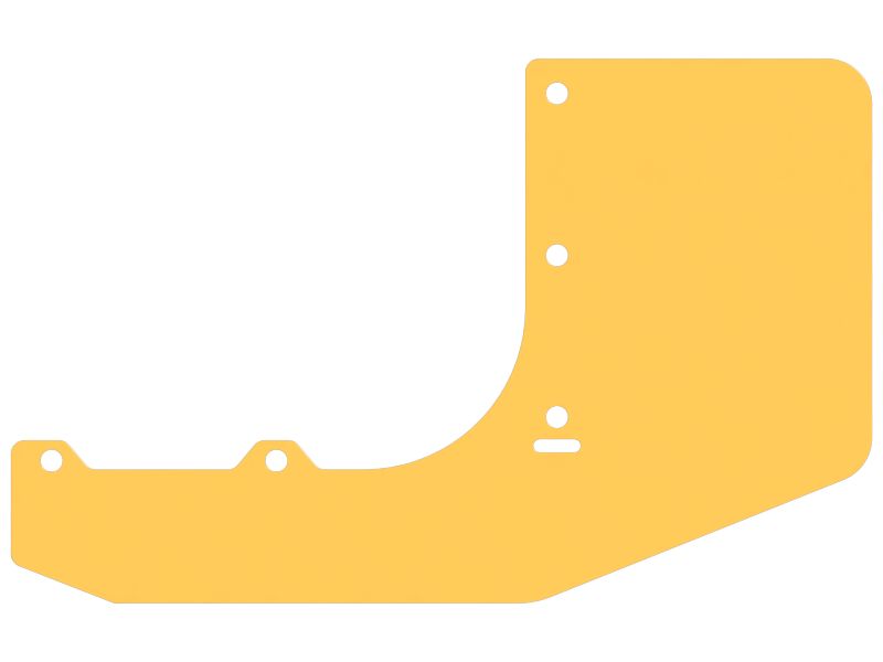 Грязезащитный щиток толщиной 12 мм