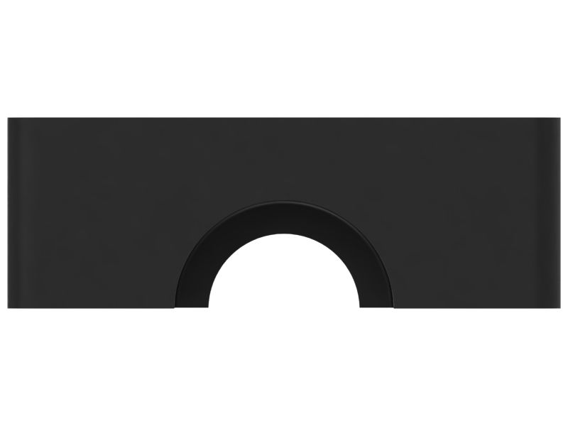 Стальной блок, общая длина 116 мм