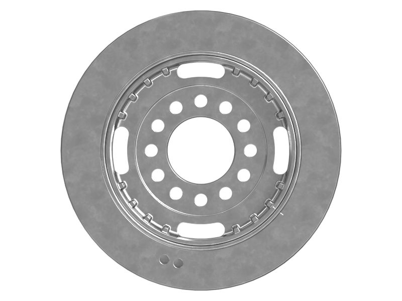 Чугунная заслонка коленчатого вала
