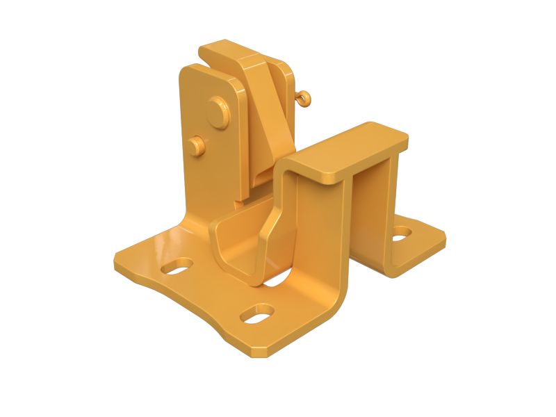 Блокировка рычажного механизма ковша с подъемным краном в навесном оборудовании