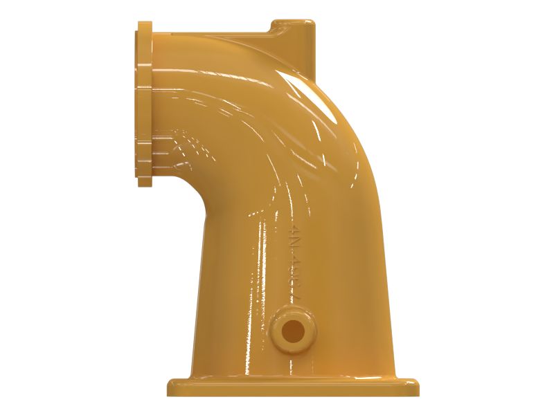 Выпускной коленчатый патрубок с наружным диаметром 152,4 мм