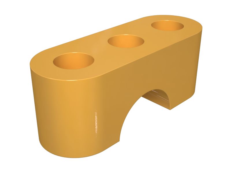 Блок общей высотой 68 мм из высокопрочного чугуна