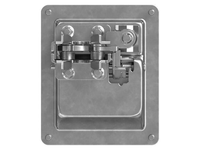 Замок двери для доступа в насосный отсек