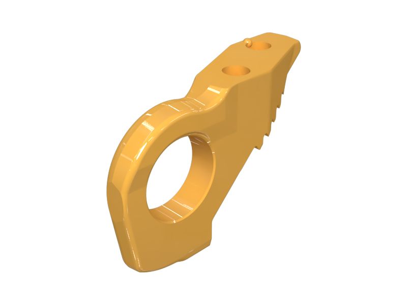 Левый конец втулки главной гусеничной ленты