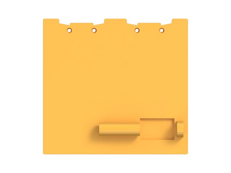 Дверца отсека силового блока