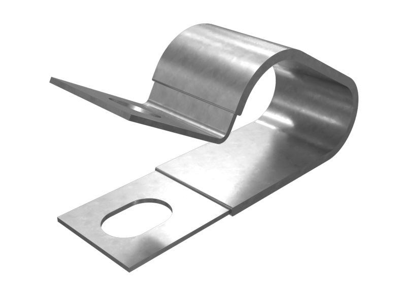 Зажим с двойной трубчатой петлей внутреннего диаметра 28,40 мм