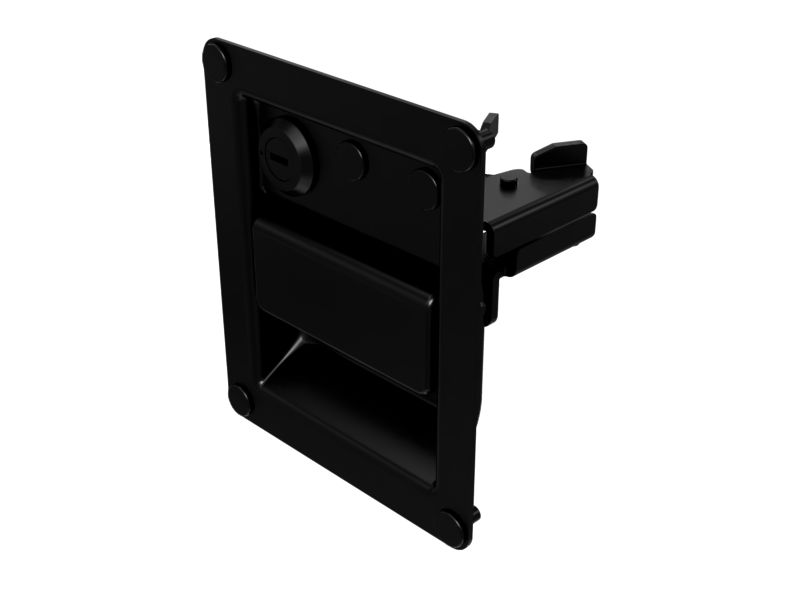 Замок дверцы доступа к отсеку воздухоочистителя и аккумуляторных батарей