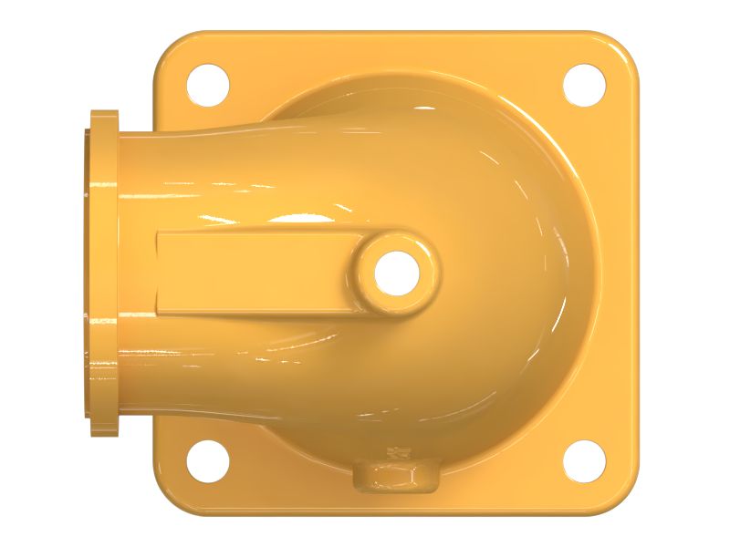 Выпускной коленчатый патрубок с наружным диаметром 152,4 мм