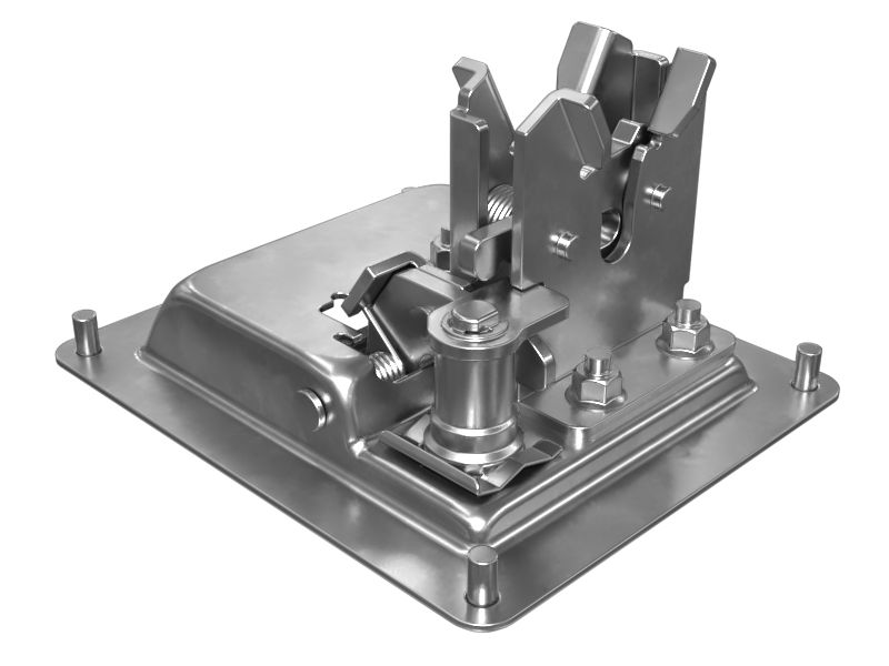 Замок двери для доступа в насосный отсек