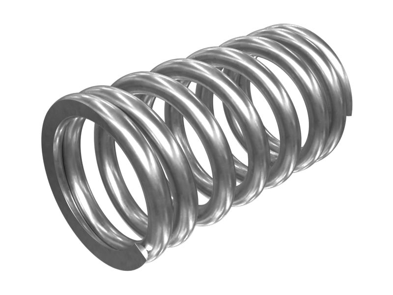 Пружина сжатия наружного клапана, длина в свободном состоянии 74,80 мм