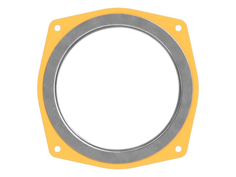 Коленчатый патрубок выхлопной трубы с наружным диаметром 265,18 мм