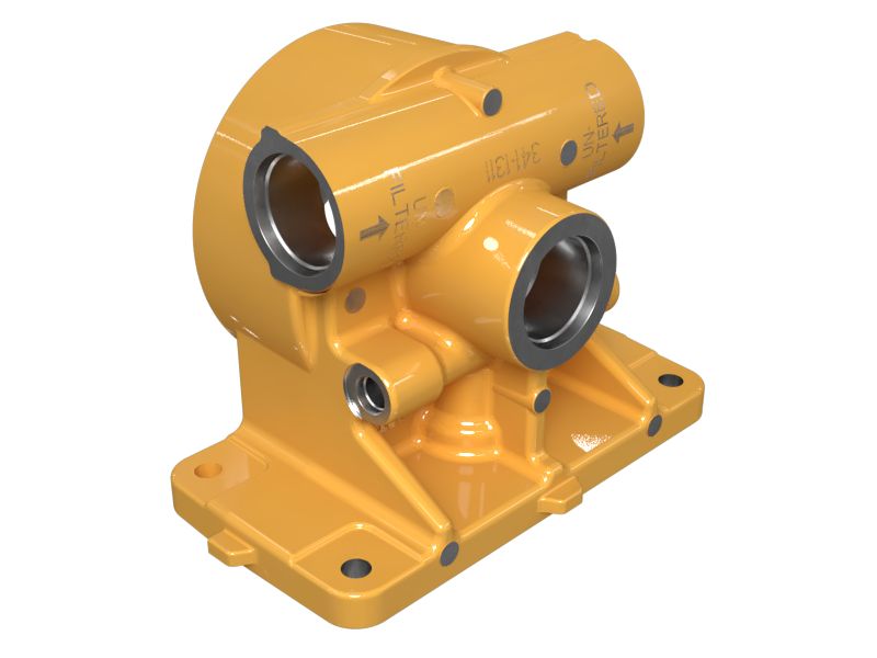 346-3229: Основание для фильтра смазочного масла