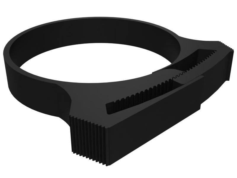 Пружинный ленточный хомут