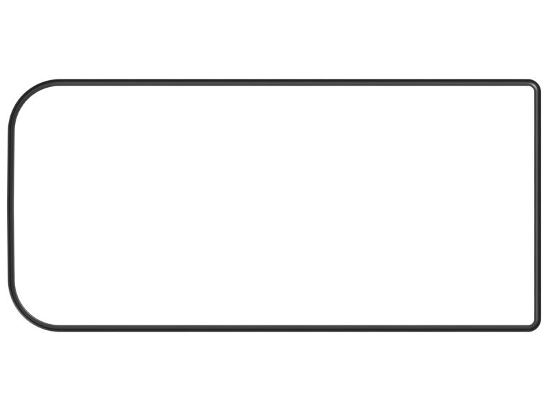 Уплотнитель двери общей высоты 1569,5 мм