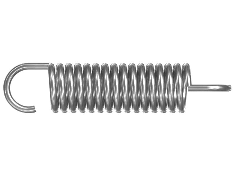 Пружина растяжения крюка машины, наружный диаметр 29,4 мм