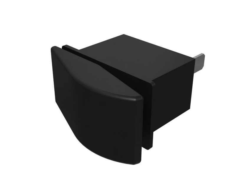 Резервный двухполюсный кулисный переключатель дросселя