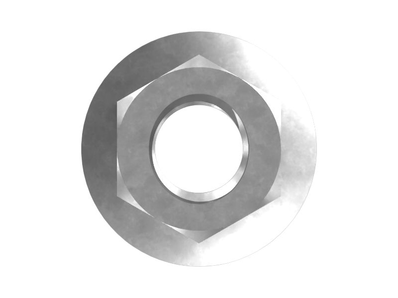 Резьбовая гайка M12 X 1,75 с фланцем