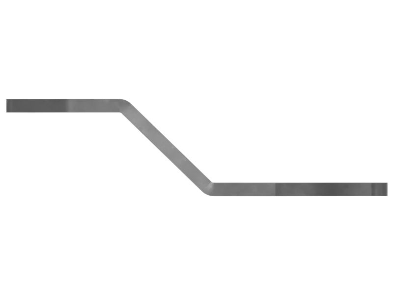 Монтажная пластина толщиной 6 мм с двумя болтами