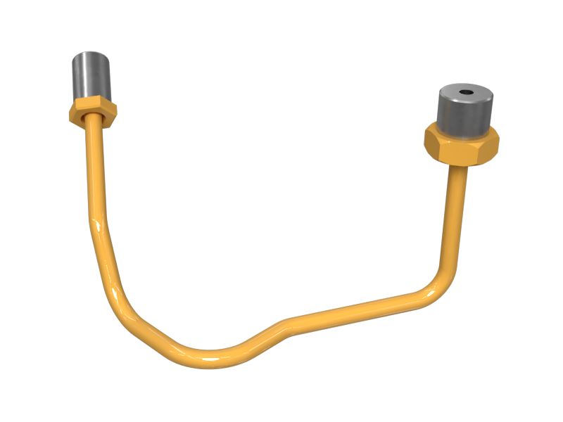 296-4741: Труба линии впрыска топлива наружного диаметра 8 мм