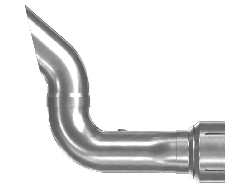 Наружный диаметр выхлопной трубы двигателя 127,80 мм