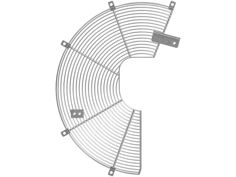 Ограждение вентилятора системы охлаждения из металлической проволоки
