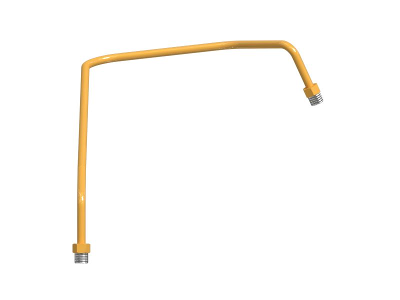 Трубка с несколькими изгибами с внешним диаметром 6 мм