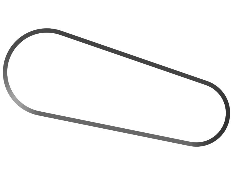 Клиновой ремень длиной 1272 мм