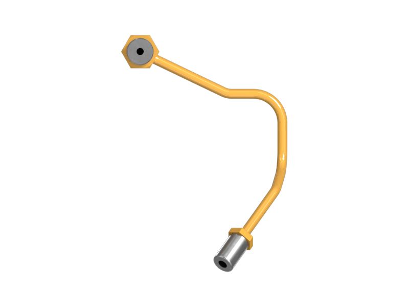 Труба линии впрыска топлива наружного диаметра 8 мм