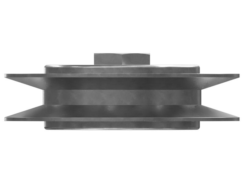 1 Направляющий шкив ремня с канавкой