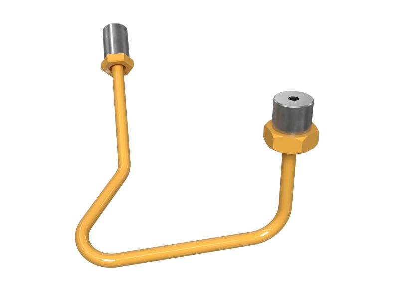 296-4742: Труба линии впрыска топлива наружного диаметра 8 мм