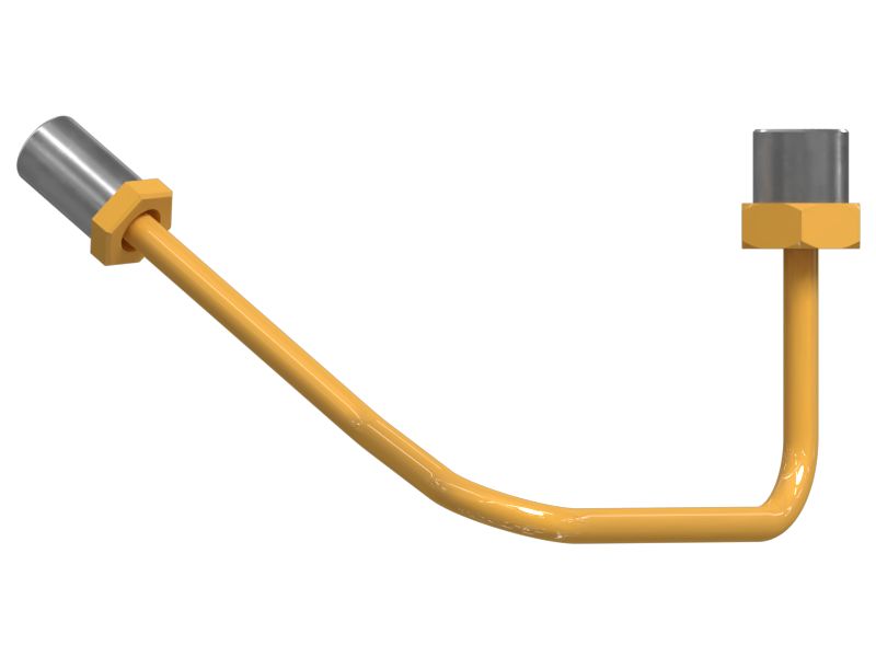 Труба линии впрыска топлива наружного диаметра 8 мм