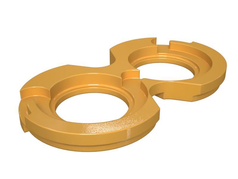 Нижняя прижимная пластина толщиной 9,7 мм