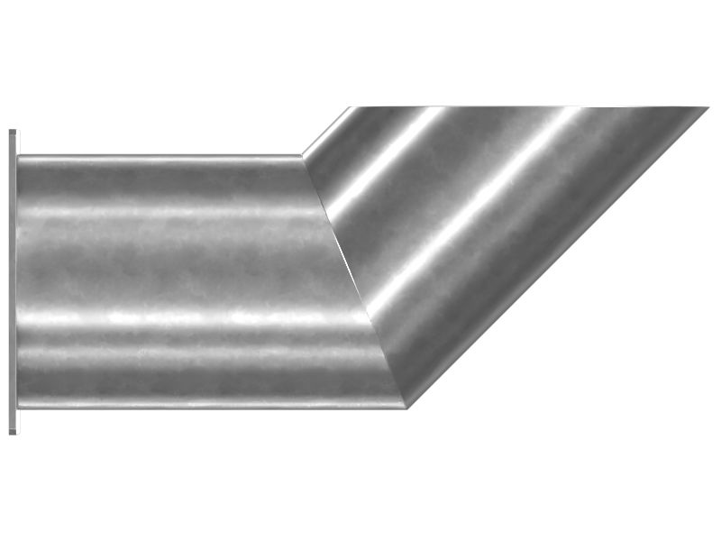 Выхлопная труба с наружным диаметром 210,20 мм