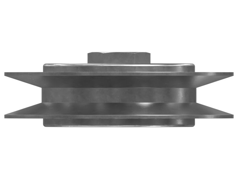 1 Направляющий шкив ремня с канавкой