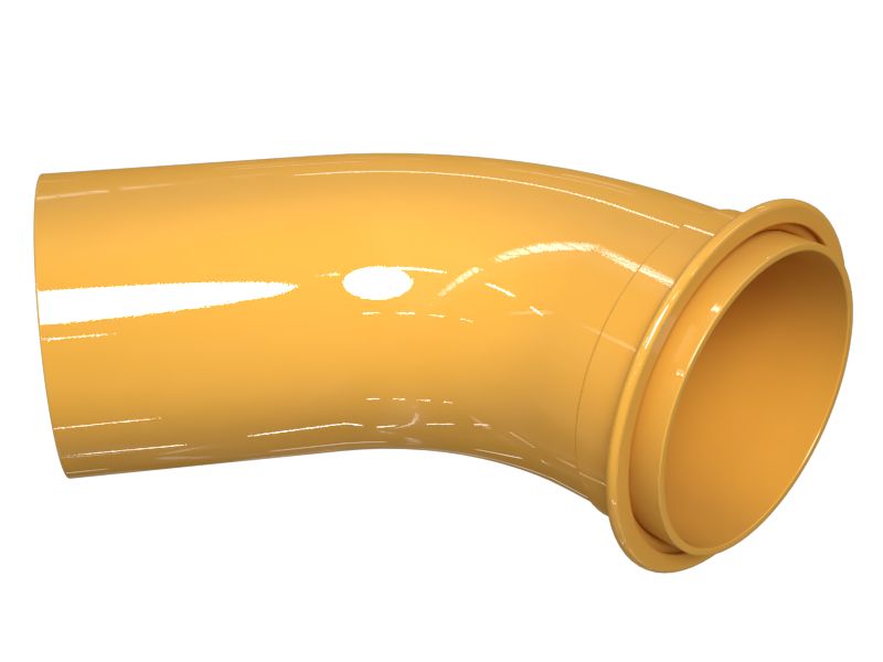 Выхлопная труба с внутренним диаметром 84,68 мм